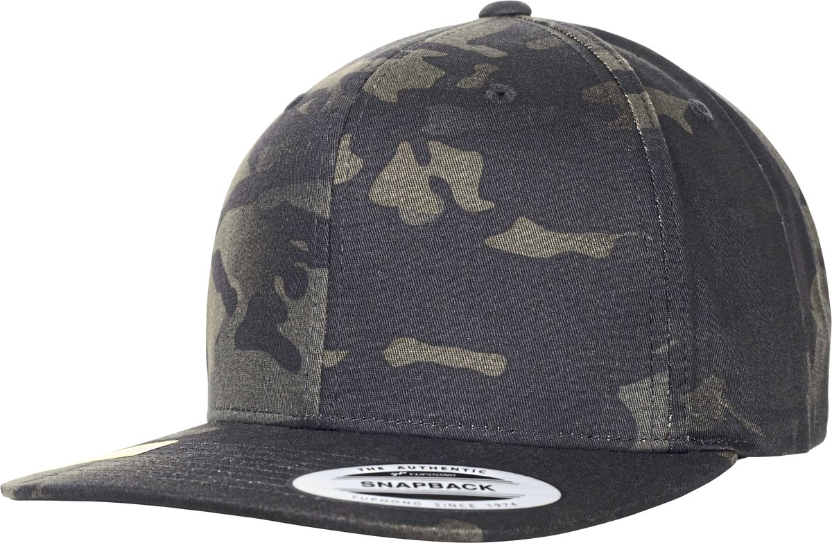 FLEXFIT Snapback Cap Multicam mit Snap-Verschluss