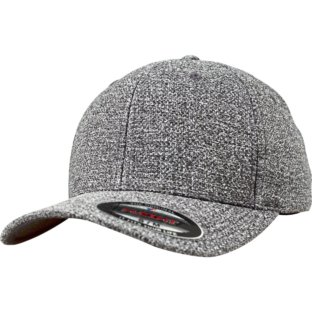 Flexfit Melange Cap mit verstärkter Front