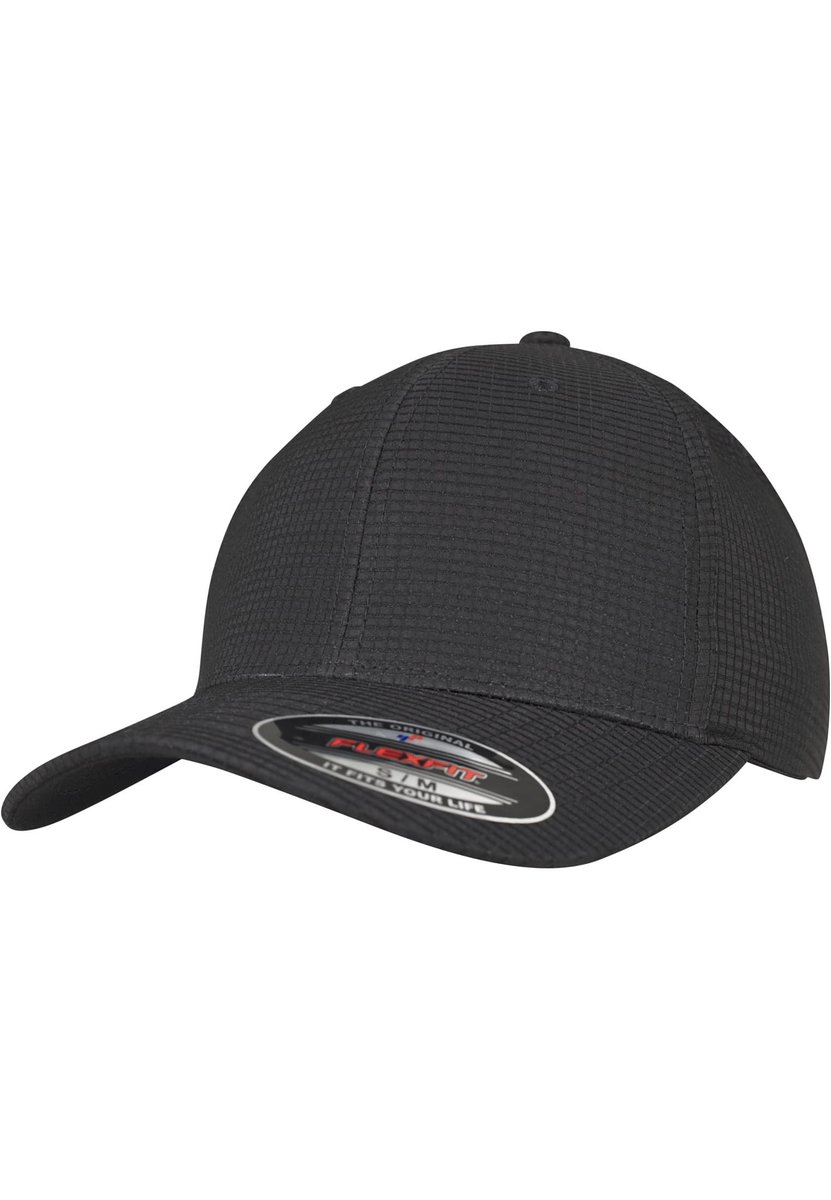 FLEXFIT Hydro-Grid Stretch Cap in Schwarz/Grau