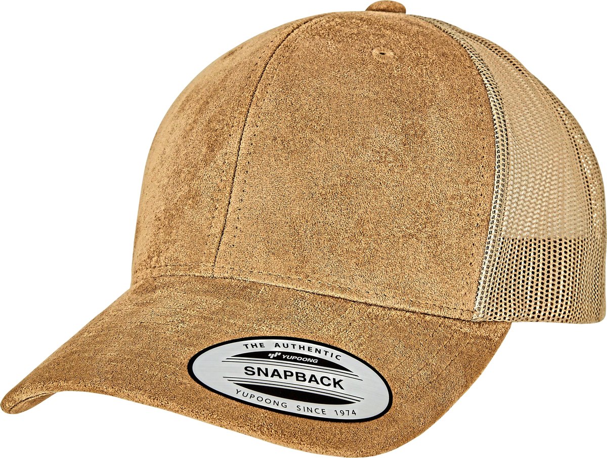 FLEXFIT Wildleder Trucker Cap mit Mesh