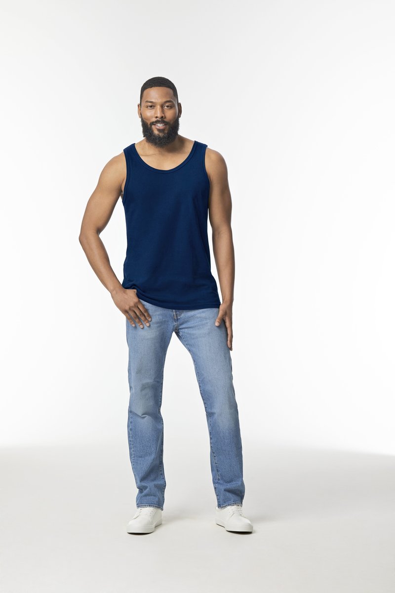 Gildan Ärmelloses Tank Top aus Baumwollmischgewebe