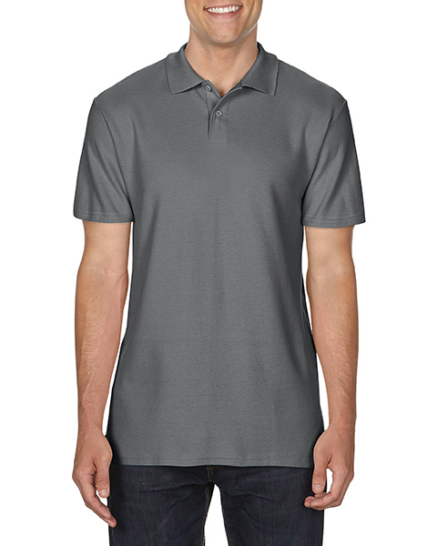 Gildan Softstyle® Piqué Polo with Button Placket, White XL, G64800 – image 3