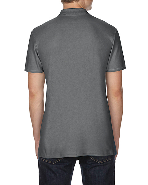 Gildan Softstyle® Piqué Polo with Button Placket, White XL, G64800 – image 4