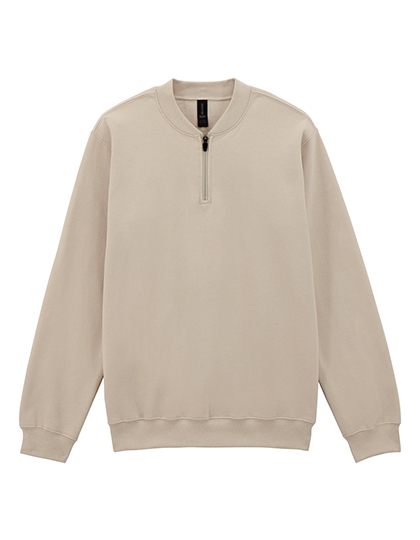 Sweatshirt adulte Softstyle® Midweight Fleece 1/4 zip – Sand