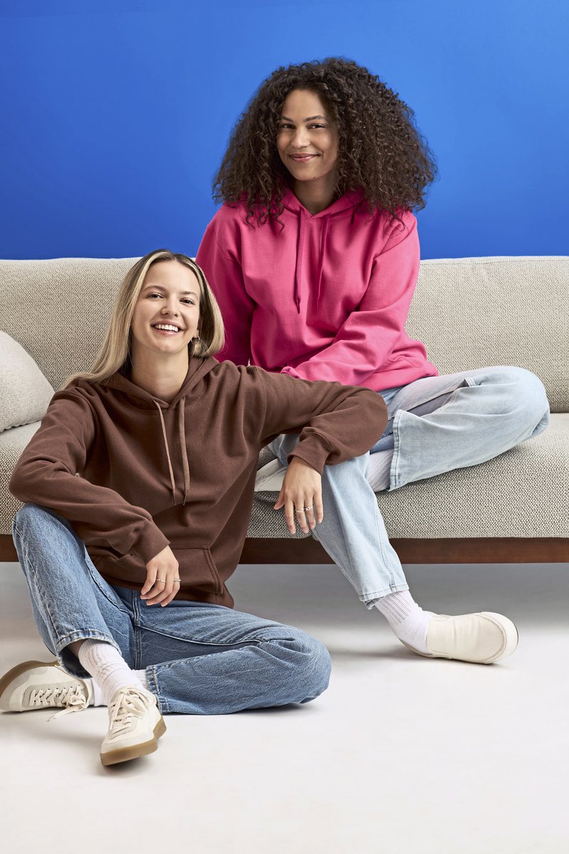 Midweight Fleece Hoodie mit Kapuze