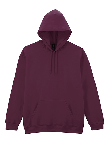 Felpa Midweight in Pile con Cappuccio – Maroon