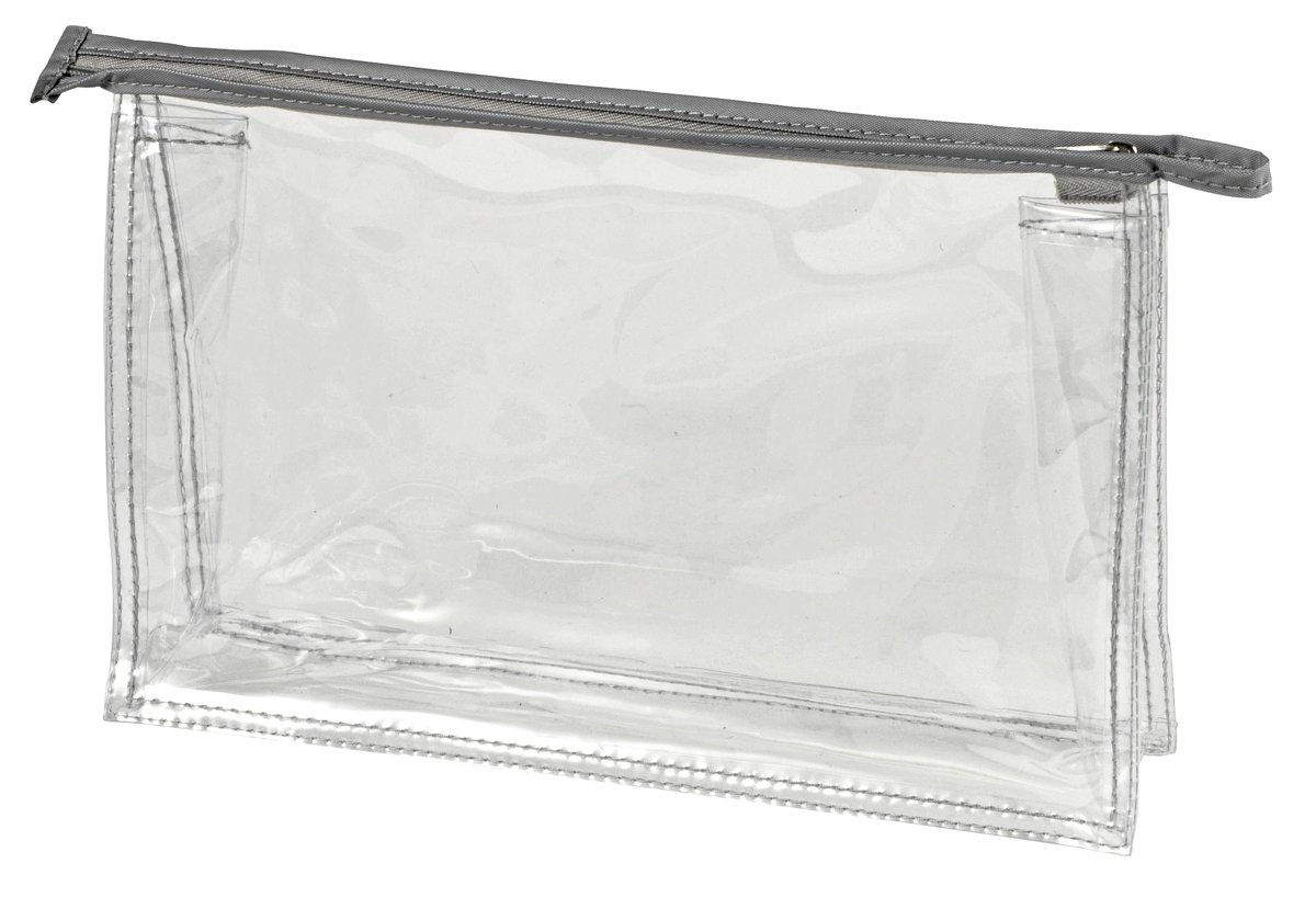 Halfar Transparente Zipper Bag Universal 2L, Transparent 27 x 17 x 7 cm, HF0177 – image 2