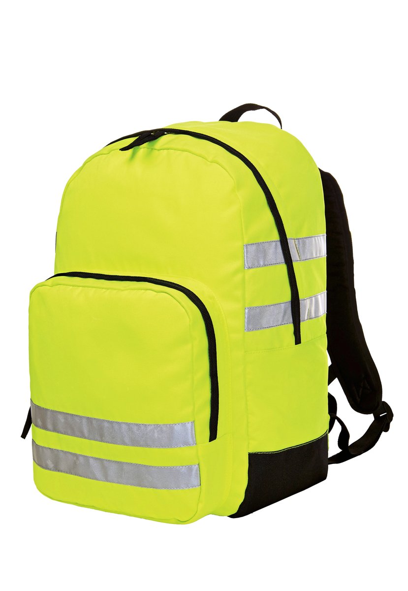 Halfar Neon Gelber Reflexrucksack mit Organizer