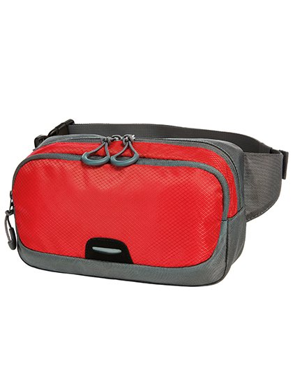 Halfar Sac Banane Step avec Réflecteurs, Apple Green 24 x 14 x 7 cm, HF3352 – Red
