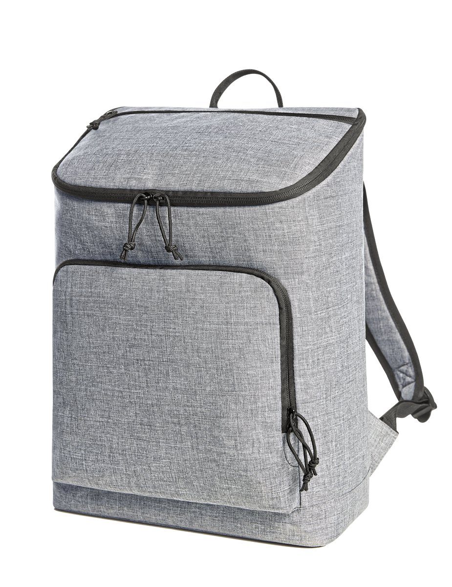 Halfar Kühlrucksack Trend Grau mit Reißverschluss