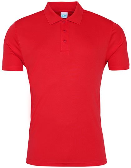 Just Cool Cool Smooth Polo con Materiale Stretch, French Navy XXL, JC021 – Fire Red
