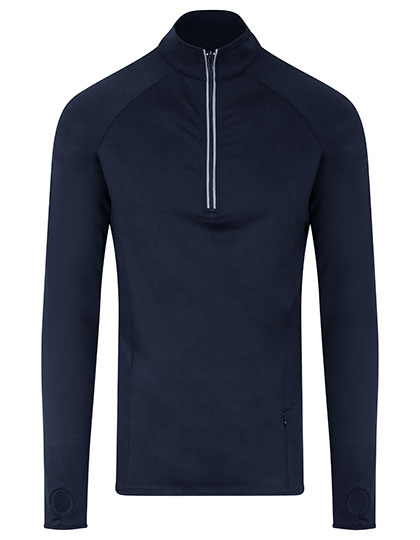 Just Cool Cool-Flex 1/2 Zip Langarmshirt Slim Fit – French Navy