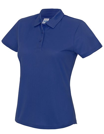 Just Cool Polo Cool con Tessuto Neoteric, Arctic White M, JC045 – Royal Blue