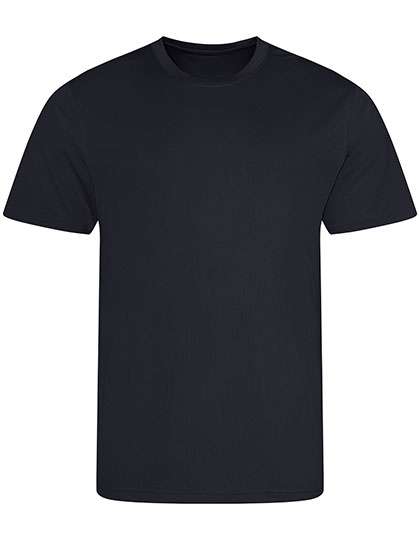 Just Cool T-shirt Recycled Cool en Polyester, Arctic White S, JC201 – French Navy