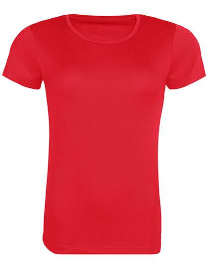 Just Cool T-Shirt Riciclato con Girocollo, Royal Blue L, JC205 – Fire Red