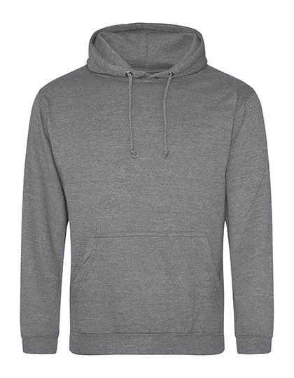 Just Hoods College Hoodie Soft Red XXL (JH001) – Graphite Heather
