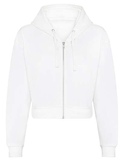 Just Hoods Cropped Zoodie mit Reißverschluss für Damen