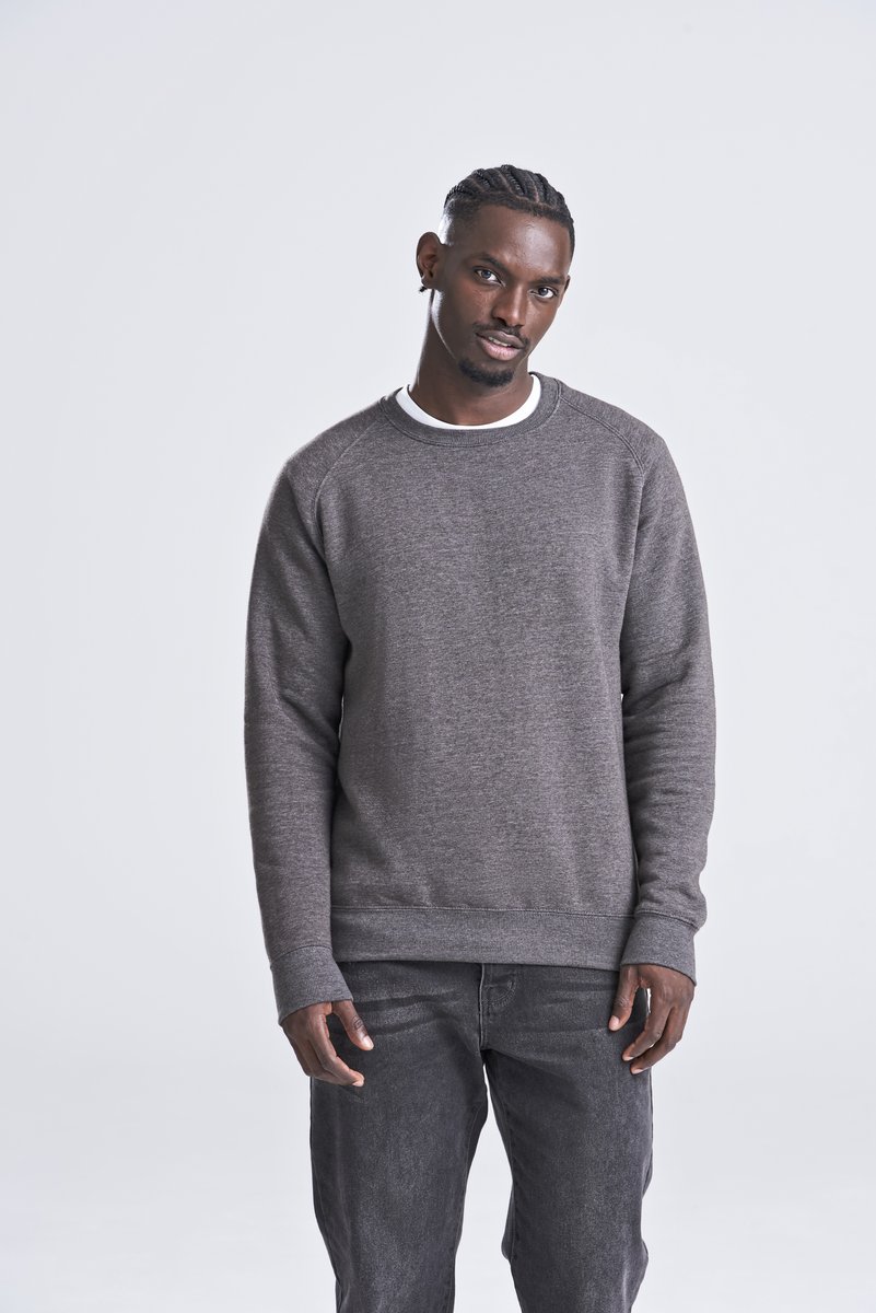Just Hoods Graduate Heavyweight Sweatshirt mit Raglanärmeln
