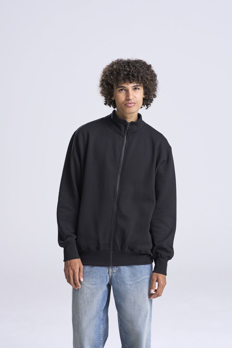 Just Hoods Campus Full Zip Sweatshirt mit Reißverschluss