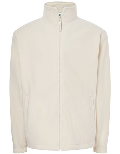 JHK Fleece Jacket with Anti-Pilling Treatment for Men, Graphite S, JHK800 – Off White