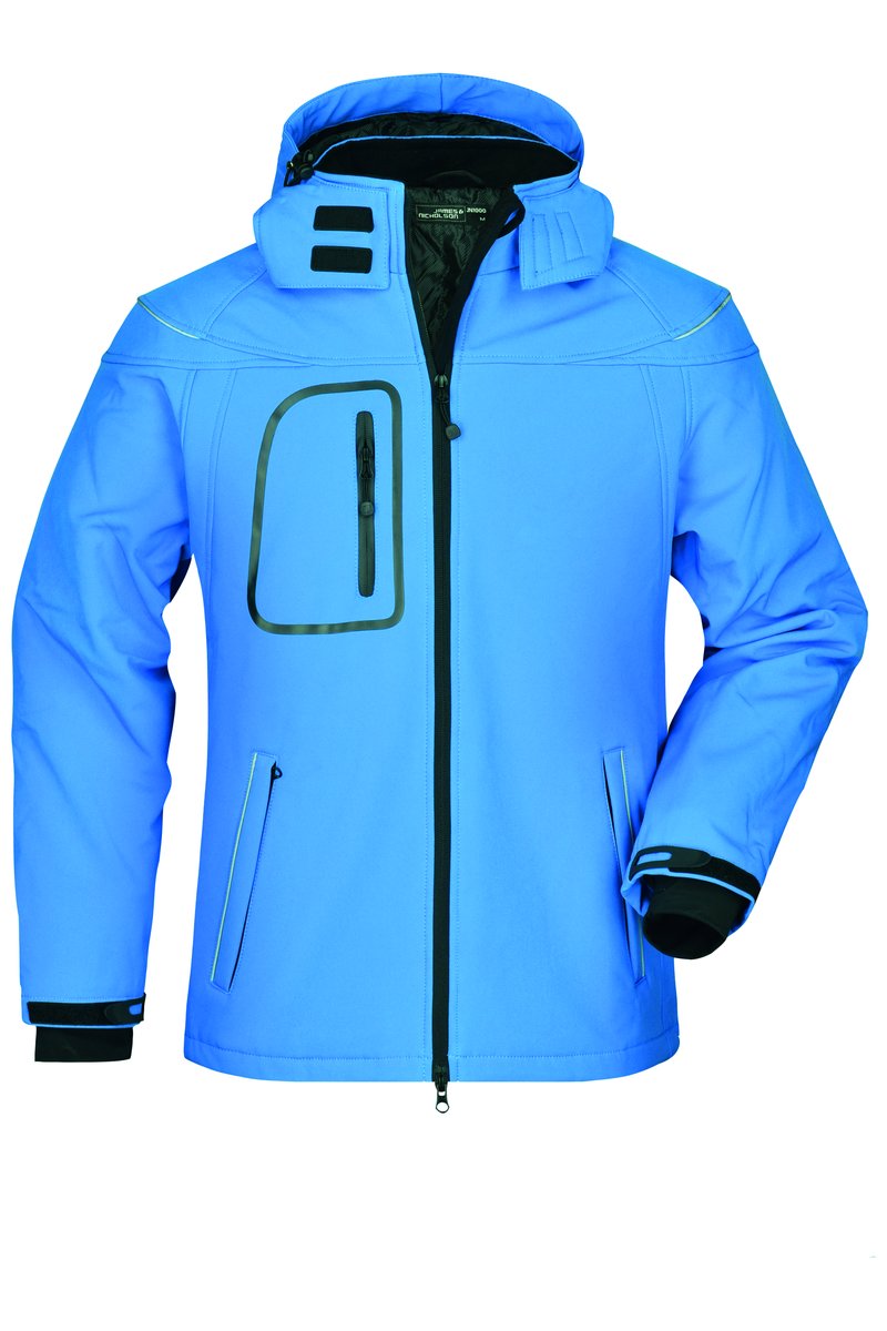 Winter-Softshelljacke mit Kapuze für Herren