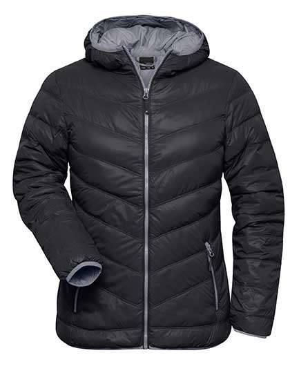 James&Nicholson Ladies´ Down Jacket Red/Navy XXL (JN1059)