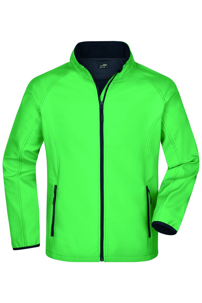 James&Nicholson Softshell-Jacke mit Fleece-Futter für Herren