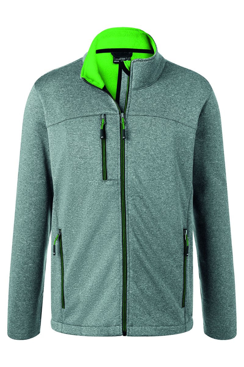 James&Nicholson Softshelljacke mit Fleece-Innenseite für Herren