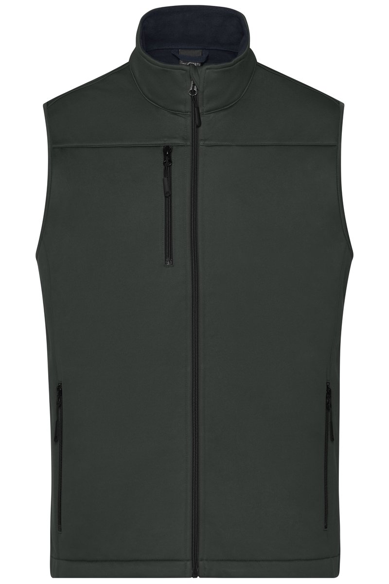 James&Nicholson Softshell-Weste aus Recyclingmaterial für Herren
