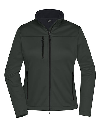 James&Nicholson Softshell Jacket made of Recycled Material for Women – Graphite