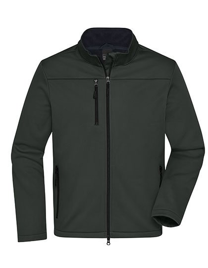 James&Nicholson Giacca Softshell in Poliestere Riciclato da Uomo – Graphite