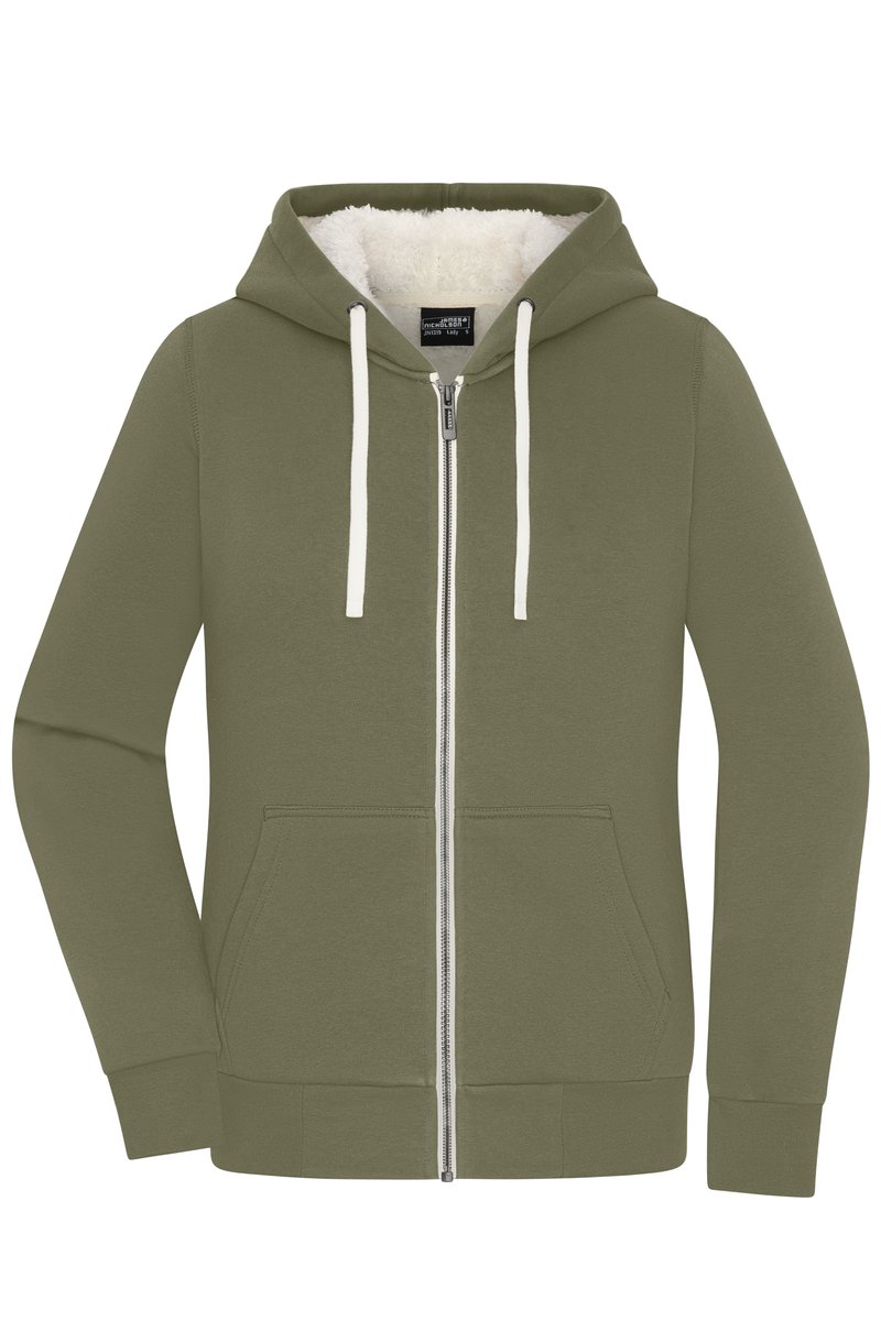James&Nicholson Doubleface Jacke mit Sherpa-Futter für Damen
