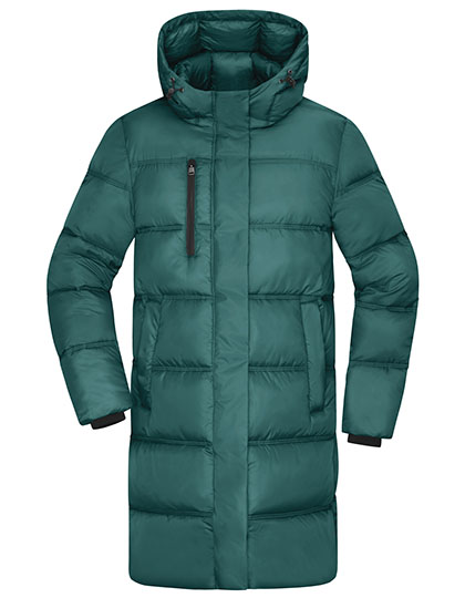 Ladies' Winter Short Coat – Smoky Green