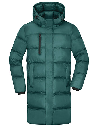 Men's Winter Short Coat – Smoky Green