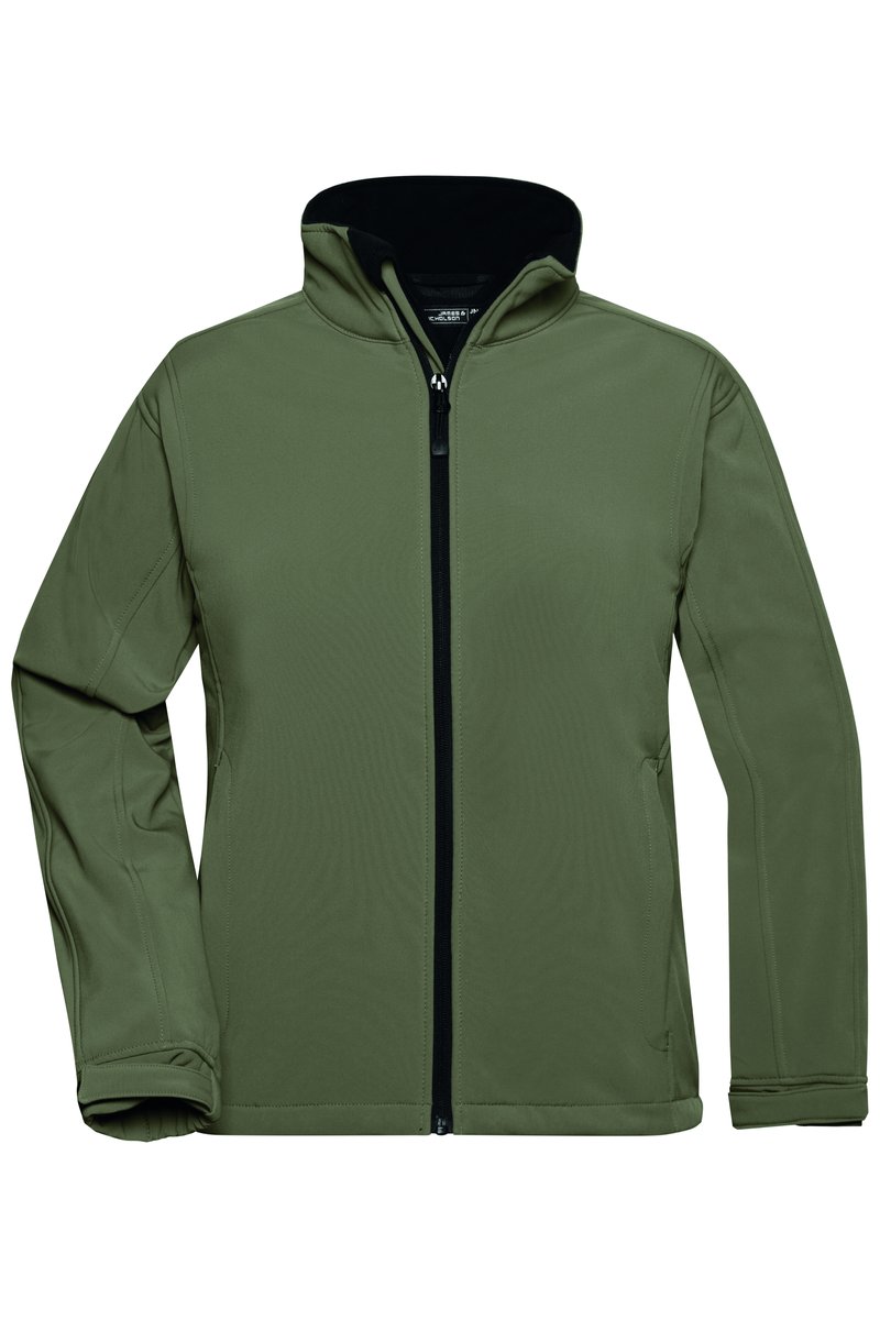 James&Nicholson Softshell-Jacke mit TPU-Membran für Damen