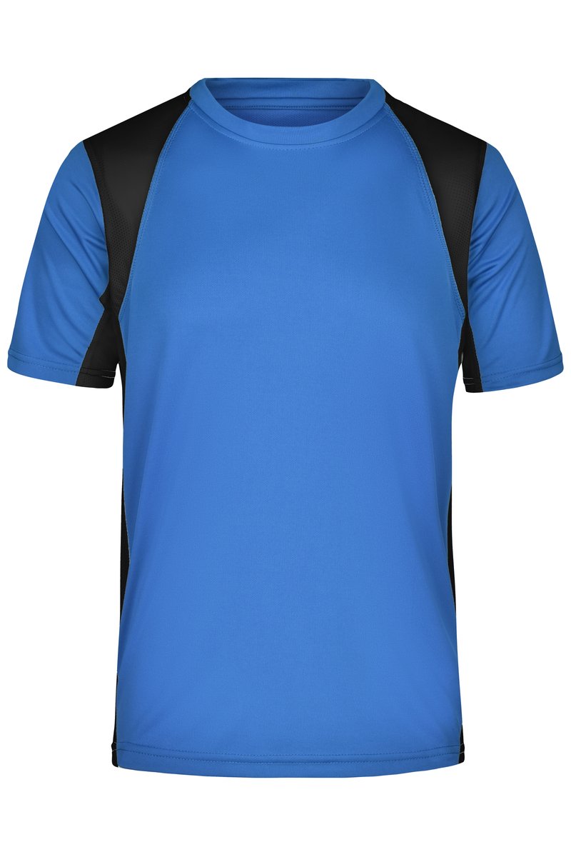 James&Nicholson Funktionelles Herren Laufshirt mit Mesh-Einsätzen