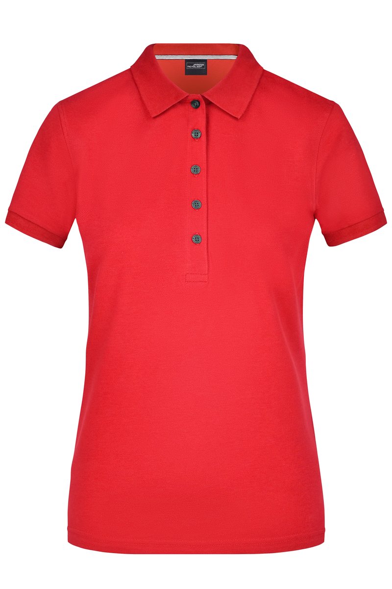 James&Nicholson Pima Polo mit tailliertem Schnitt für Damen