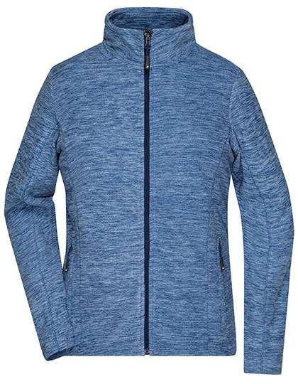 James&Nicholson Fleecejacke mit Stehkragen für Damen