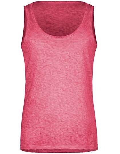 James&Nicholson Slub-Top im Vintage-Look für Damen