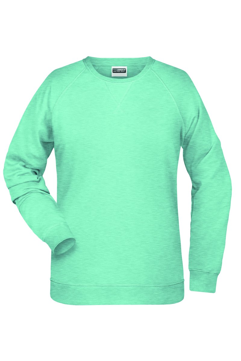James&Nicholson Sweatshirt aus Bio-Baumwolle für Damen