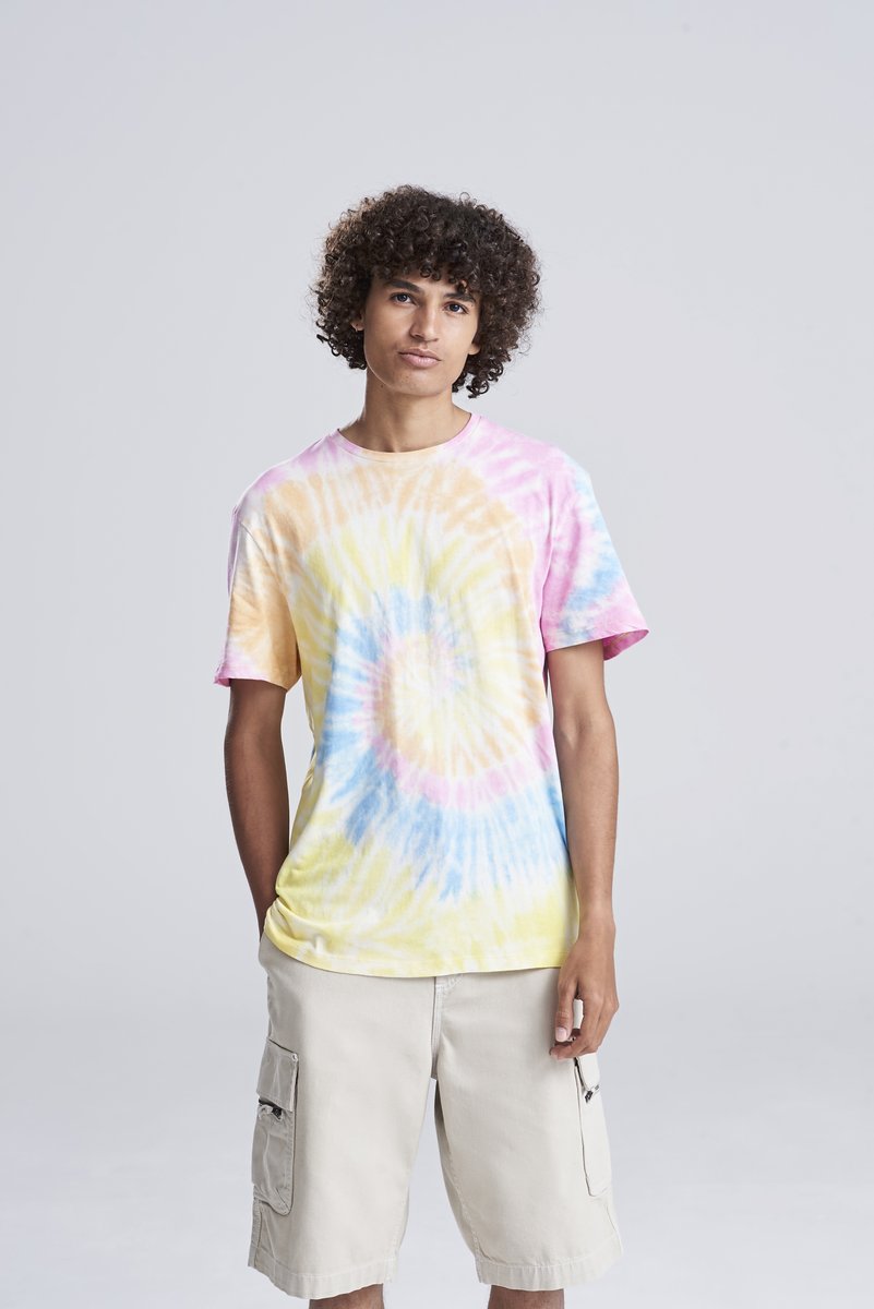 Just T's Tie-Dye T-Shirt in Unikat-Design