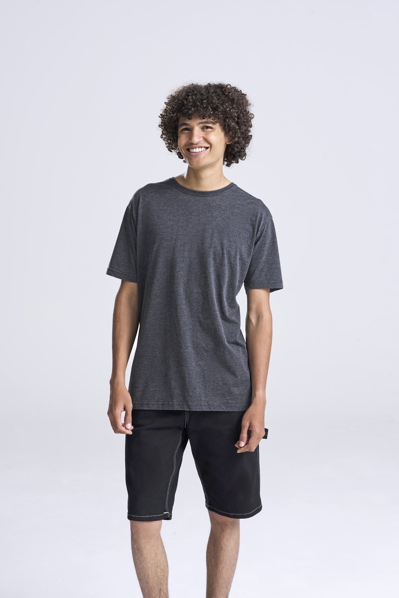 Washed T-Shirt aus Baumwolle/Polyester