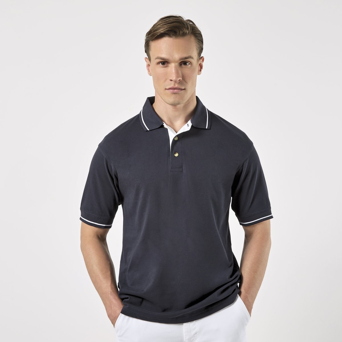 Kustom Kit Klassisches Polo mit Aufschlag