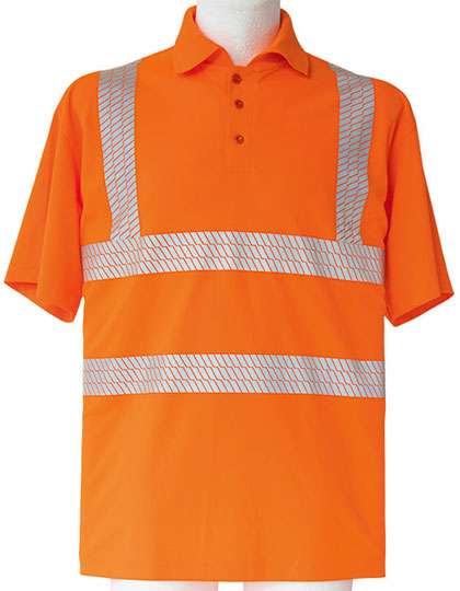 Korntex Hi-Vis Broken Reflective Polo-Shirt Manchester