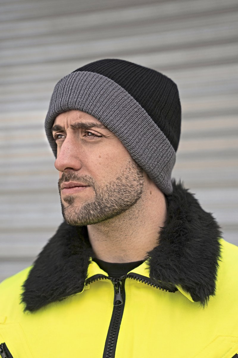 Korntex Two-Tone Beanie aus Polyacryl