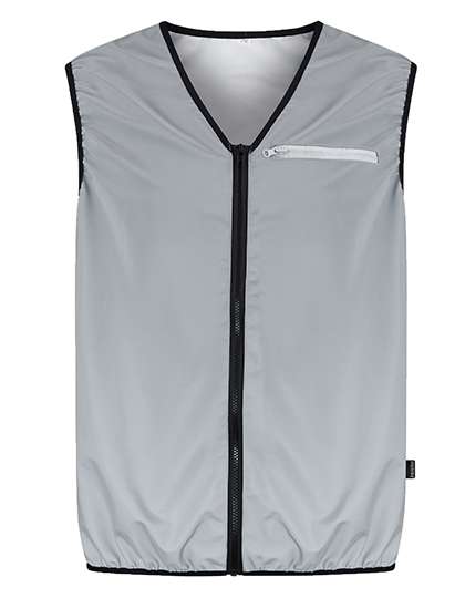 Korntex Elastic Reflexweste Amsterdam mit Brusttasche