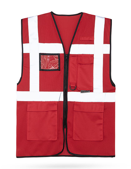 Mesh Multifunctional Vest Larisa – Red