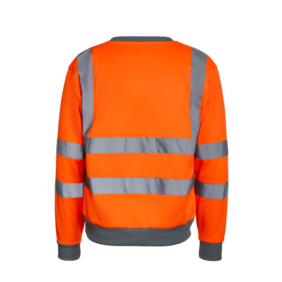 Korntex Hi-Vis Sweatshirt Limerick with Reflective Stripes, Black S, KX324 – image 4