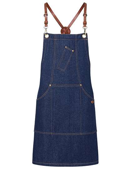 Karlowsky Denim Latzschürze mit abnehmbaren Trägern