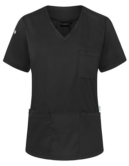 Damen-Schlupfkasack Essential – Black (ca. Pantone 419C)